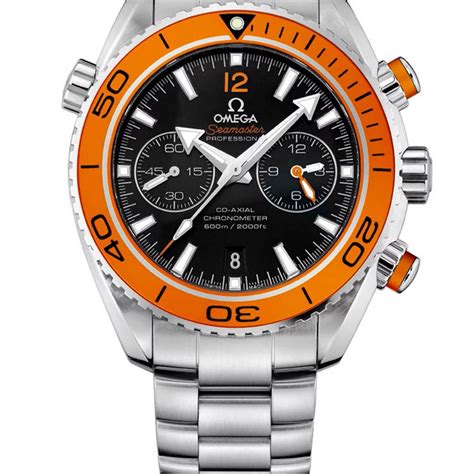 omega planet ocean chronograph orange.